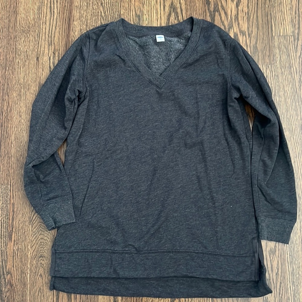 Old navy v neck tunic sweatshirt xs